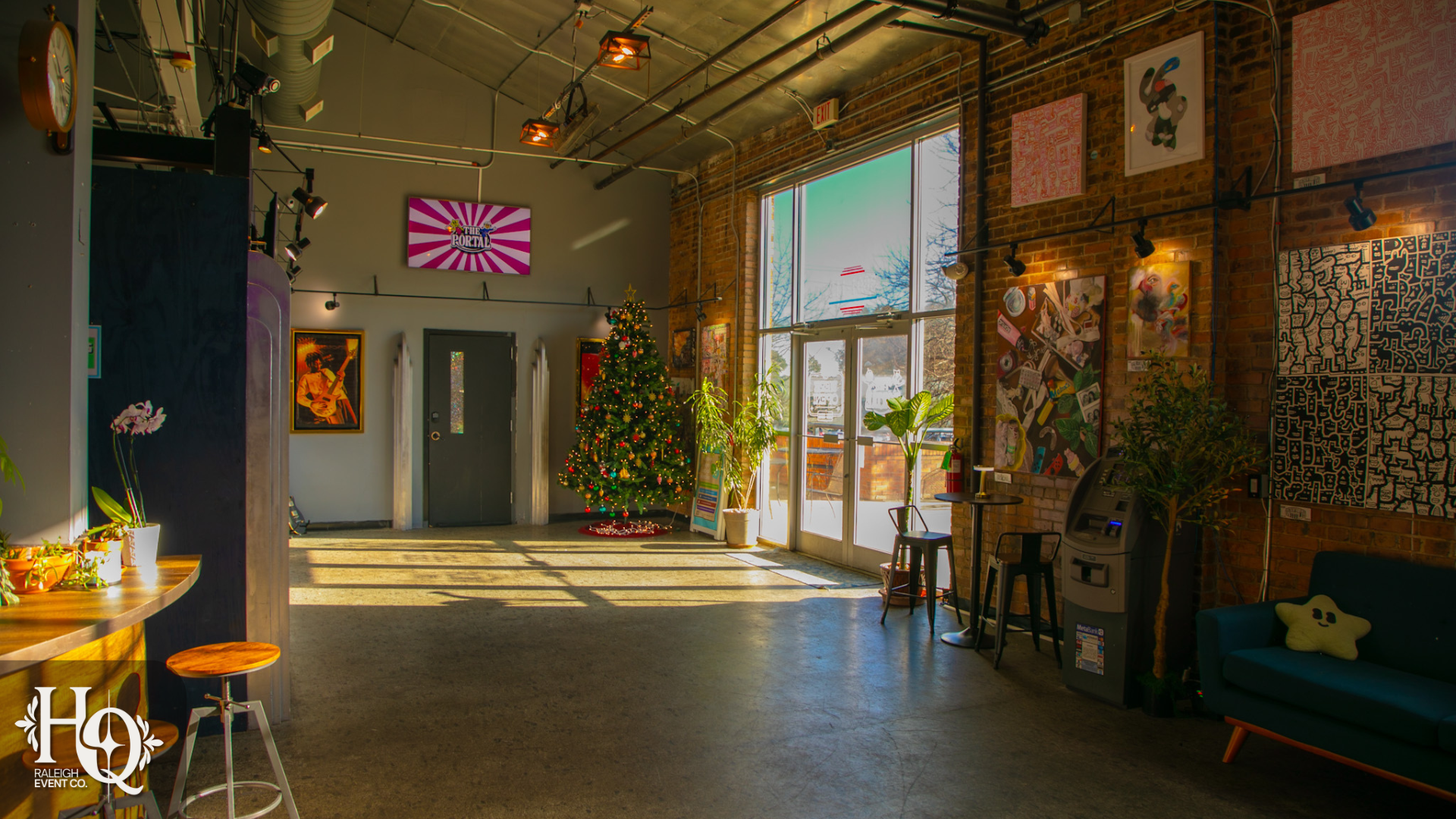 Party setup at The Portal HQ